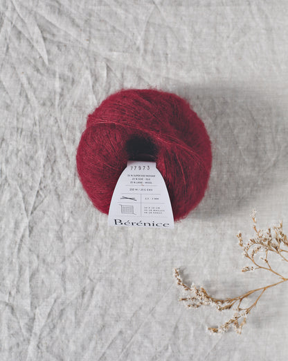 "Bérénice" - Mohair éthique, mérinos d'Arles bio & soie | 25 gr