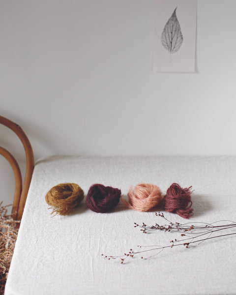 "Bérénice" - Mohair éthique, mérinos d'Arles bio & soie | 25 gr