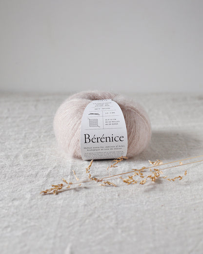 "Bérénice" - Mohair éthique, mérinos d'Arles bio & soie | 25 gr