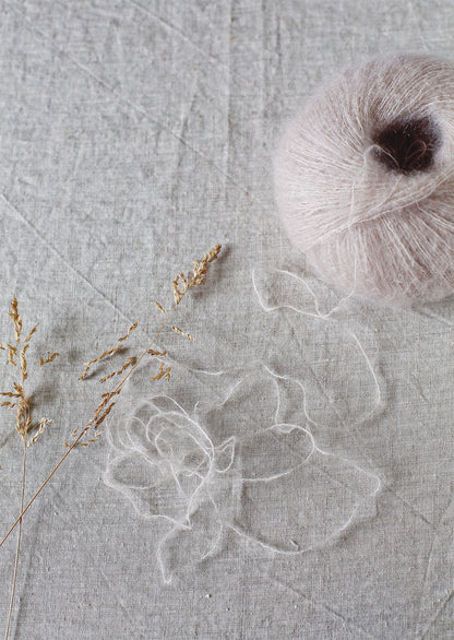 "Bérénice" - Mohair éthique, mérinos d'Arles bio & soie | 25 gr