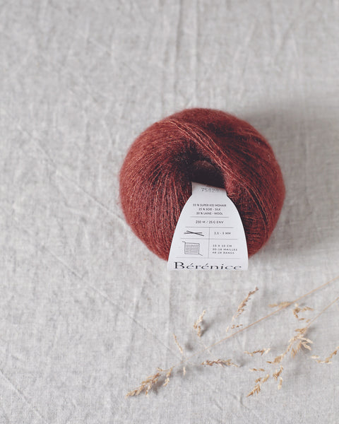 "Bérénice" - Mohair éthique, mérinos d'Arles bio & soie | 25 gr