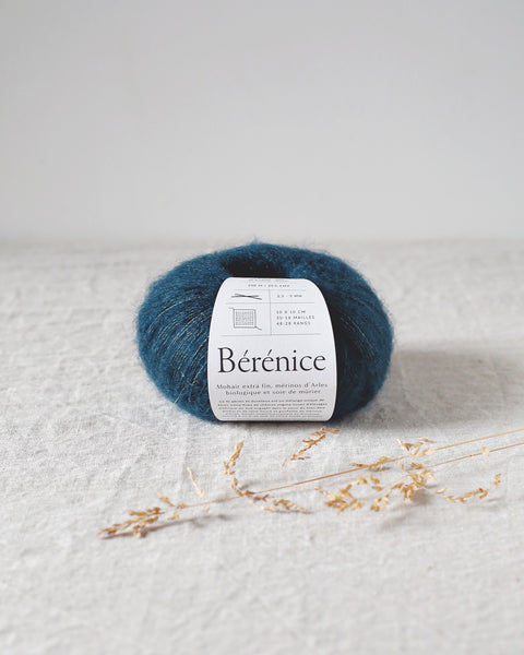 "Bérénice" - Mohair éthique, mérinos d'Arles bio & soie | 25 gr