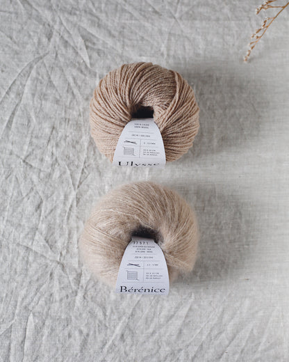"Bérénice" - Mohair éthique, mérinos d'Arles bio & soie | 25 gr