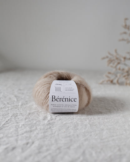 "Bérénice" - Mohair éthique, mérinos d'Arles bio & soie | 25 gr