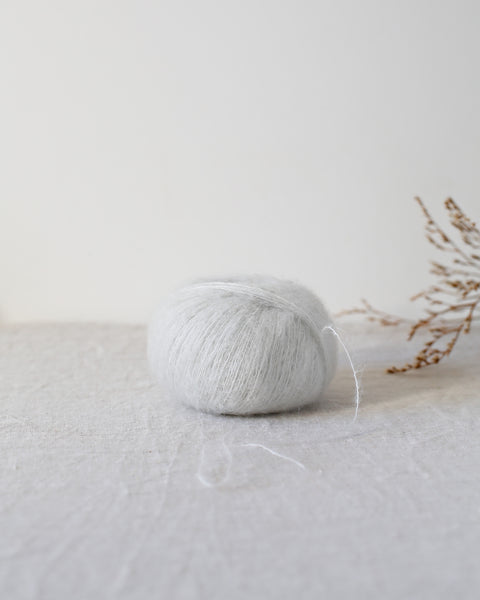 "Bérénice" - Mohair éthique, mérinos d'Arles bio & soie | 25 gr