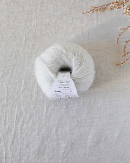 "Bérénice" - Mohair éthique, mérinos d'Arles bio & soie | 25 gr