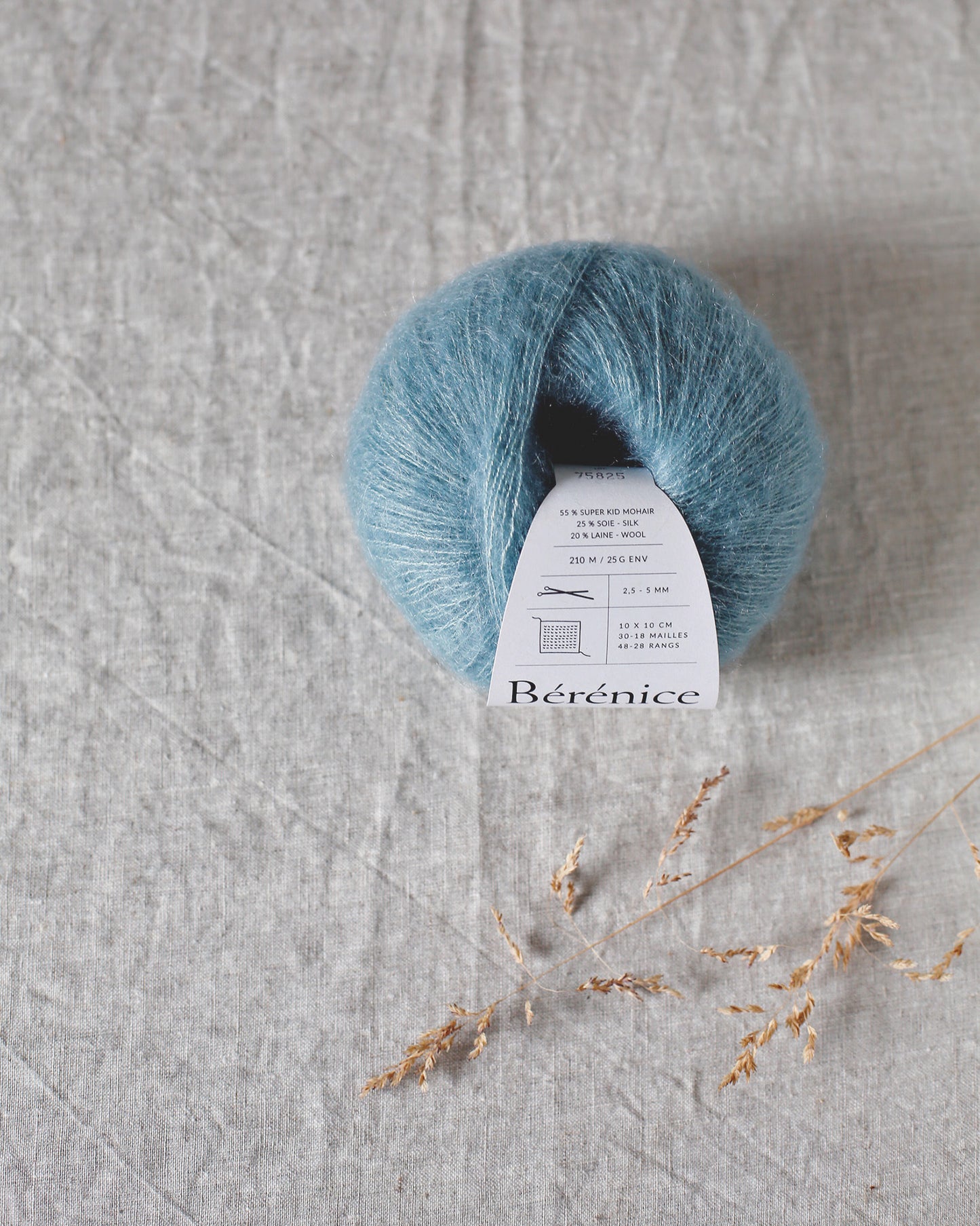 "Bérénice" - Mohair éthique, mérinos d'Arles bio & soie | 25 gr