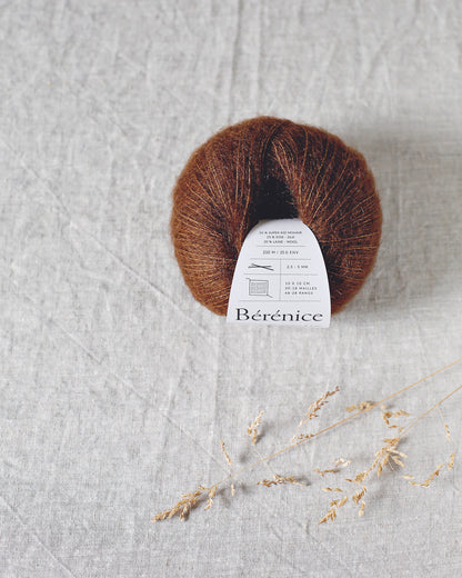 "Bérénice" - Mohair éthique, mérinos d'Arles bio & soie | 25 gr