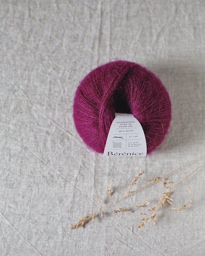 "Bérénice" - Mohair éthique, mérinos d'Arles bio & soie | 25 gr