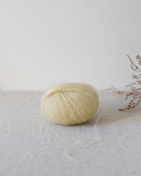 "Bérénice" - Mohair éthique, mérinos d'Arles bio & soie | 25 gr