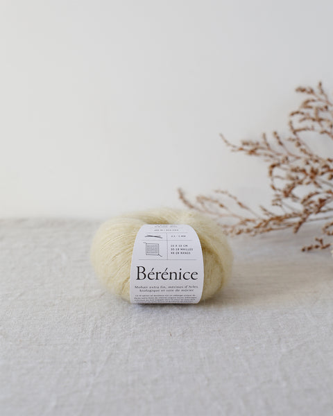 "Bérénice" - Mohair éthique, mérinos d'Arles bio & soie | 25 gr