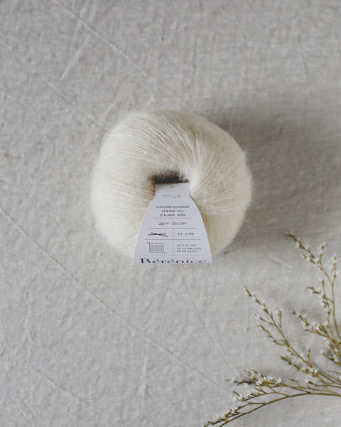 "Bérénice" - Mohair éthique, mérinos d'Arles bio & soie | 25 gr