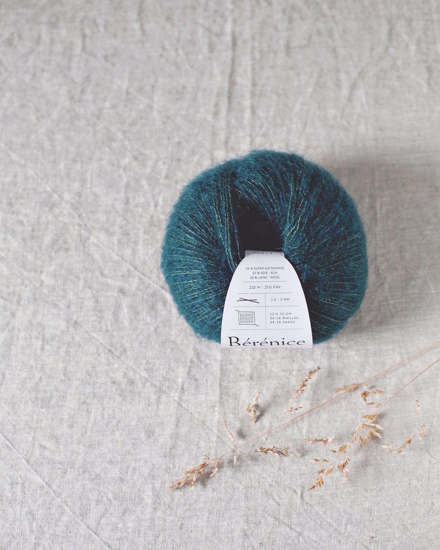 "Bérénice" - Mohair éthique, mérinos d'Arles bio & soie | 25 gr