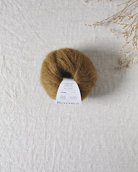 "Bérénice" - Mohair éthique, mérinos d'Arles bio & soie | 25 gr