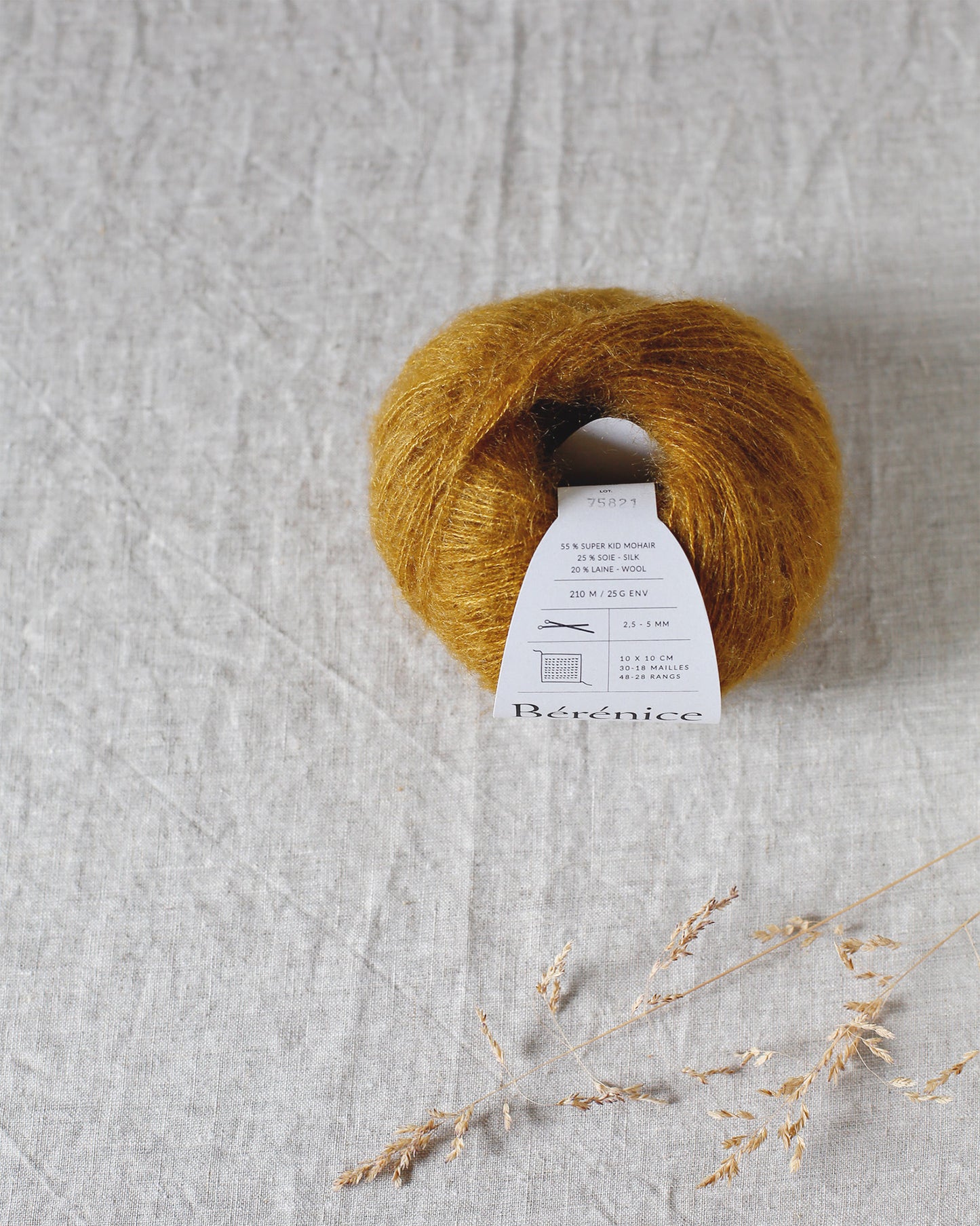 "Bérénice" - Mohair éthique, mérinos d'Arles bio & soie | 25 gr