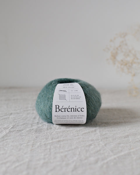 "Bérénice" - Mohair éthique, mérinos d'Arles bio & soie | 25 gr