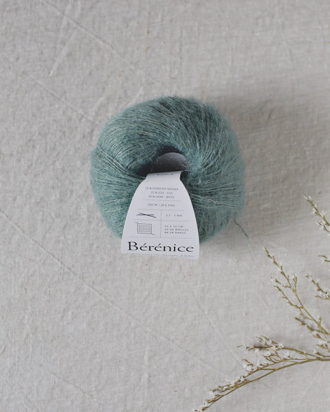 "Bérénice" - Mohair éthique, mérinos d'Arles bio & soie | 25 gr