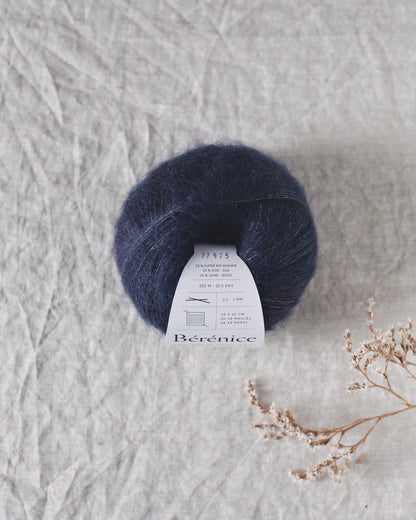 "Bérénice" - Mohair éthique, mérinos d'Arles bio & soie | 25 gr