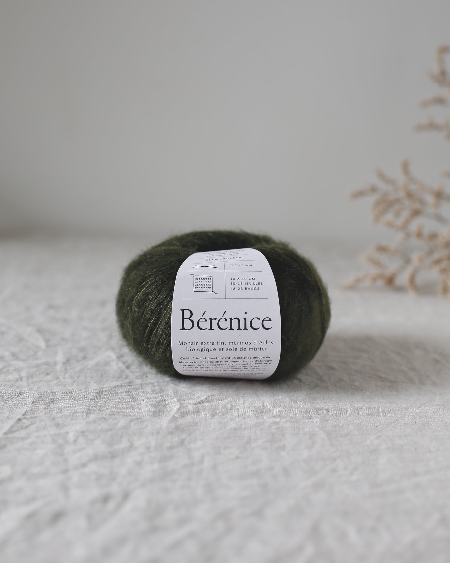 "Bérénice" - Mohair éthique, mérinos d'Arles bio & soie | 25 gr