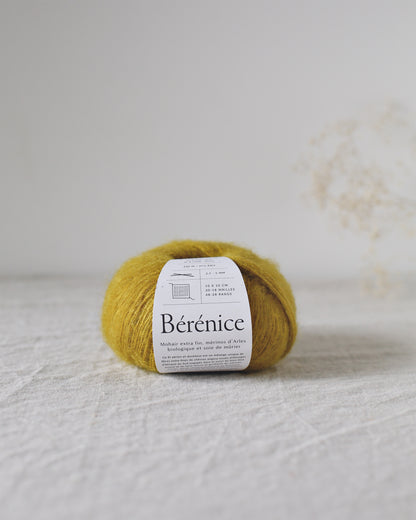 "Bérénice" - Mohair éthique, mérinos d'Arles bio & soie | 25 gr