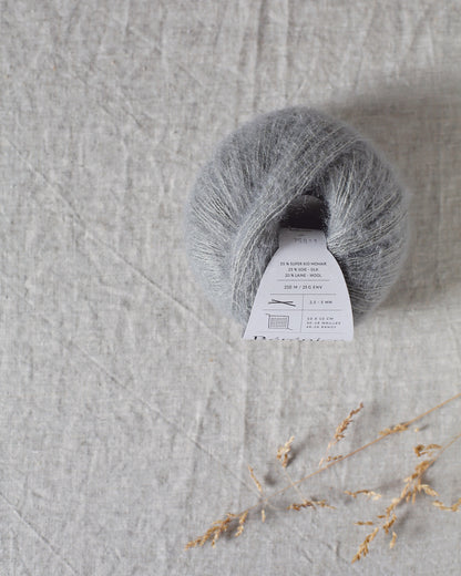 "Bérénice" - Mohair éthique, mérinos d'Arles bio & soie | 25 gr
