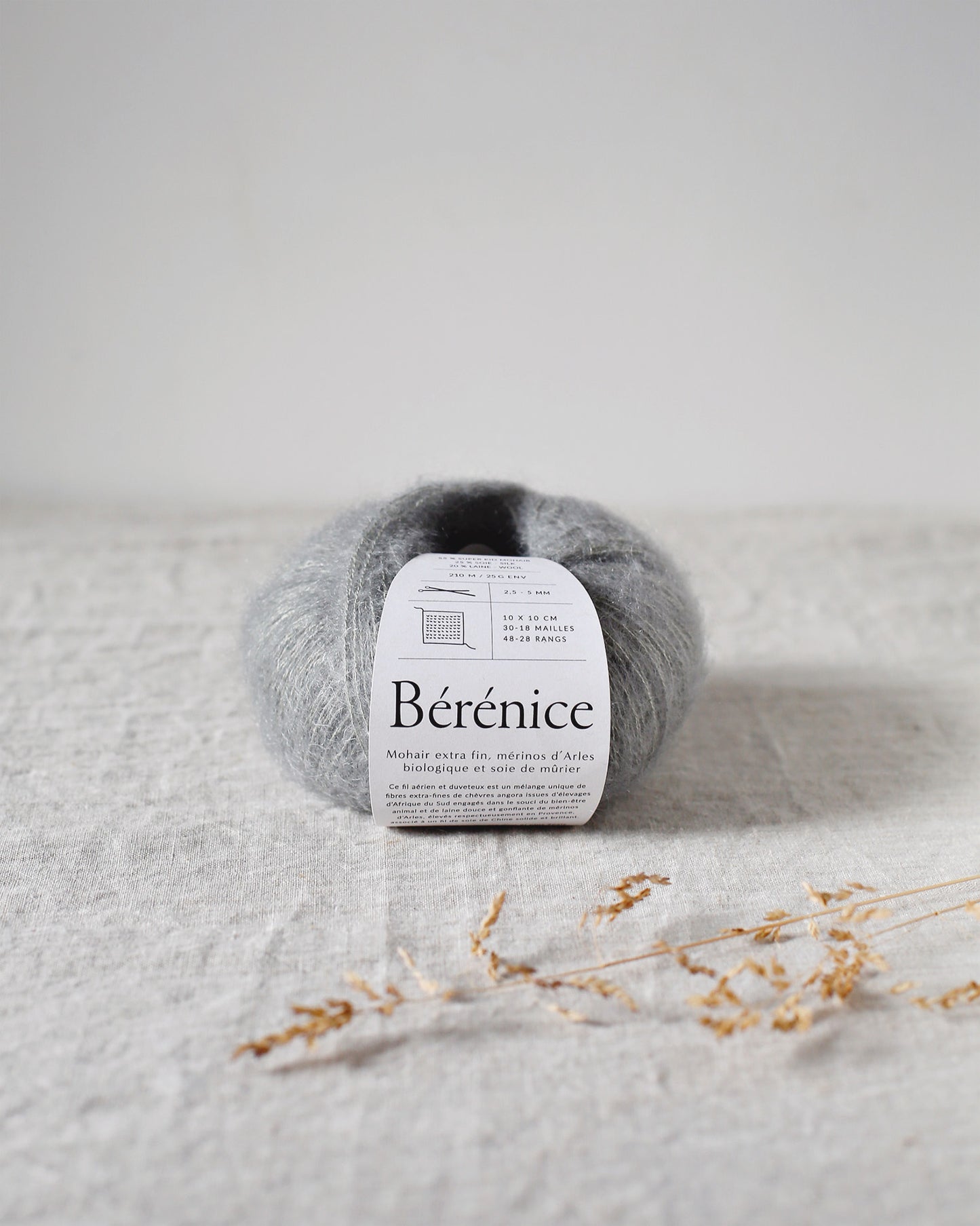 "Bérénice" - Mohair éthique, mérinos d'Arles bio & soie | 25 gr