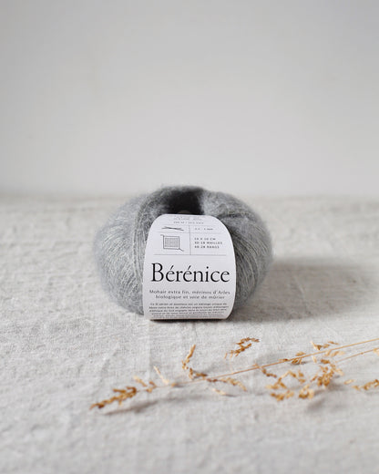 "Bérénice" - Mohair éthique, mérinos d'Arles bio & soie | 25 gr