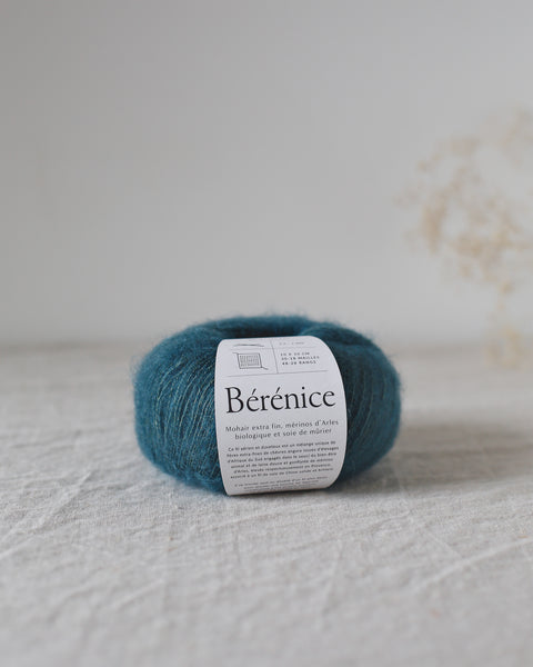 "Bérénice" - Mohair éthique, mérinos d'Arles bio & soie | 25 gr