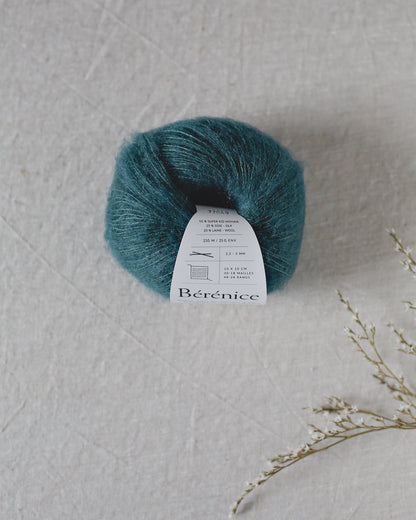 "Bérénice" - Mohair éthique, mérinos d'Arles bio & soie | 25 gr