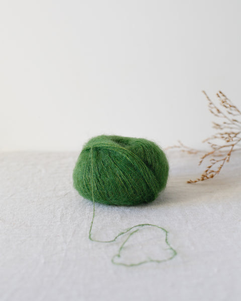 "Bérénice" - Mohair éthique, mérinos d'Arles bio & soie | 25 gr