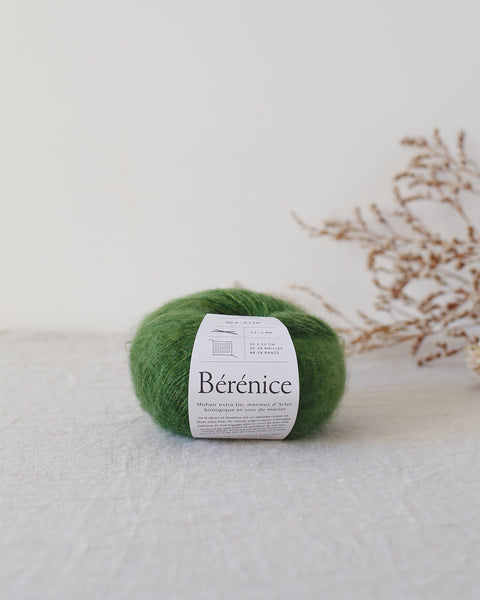 "Bérénice" - Mohair éthique, mérinos d'Arles bio & soie | 25 gr
