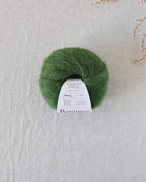 "Bérénice" - Mohair éthique, mérinos d'Arles bio & soie | 25 gr