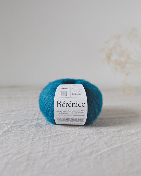 "Bérénice" - Mohair éthique, mérinos d'Arles bio & soie | 25 gr