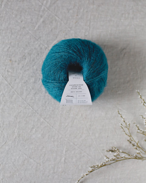 "Bérénice" - Mohair éthique, mérinos d'Arles bio & soie | 25 gr