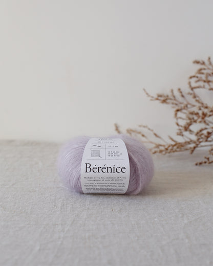 "Bérénice" - Mohair éthique, mérinos d'Arles bio & soie | 25 gr