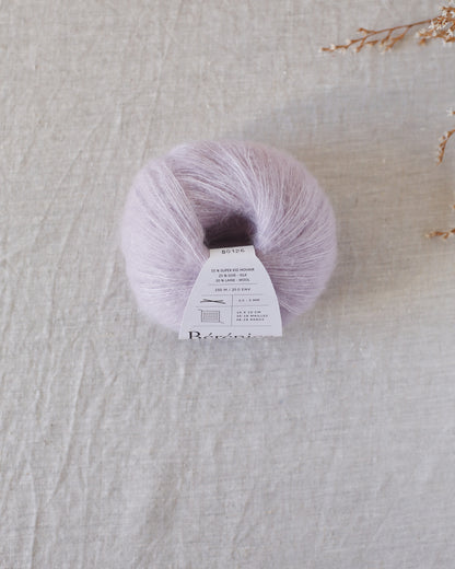 "Bérénice" - Mohair éthique, mérinos d'Arles bio & soie | 25 gr