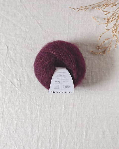 "Bérénice" - Mohair éthique, mérinos d'Arles bio & soie | 25 gr