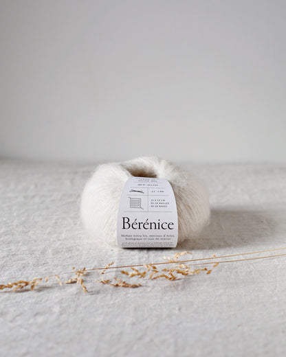 "Bérénice" - Mohair éthique, mérinos d'Arles bio & soie | 25 gr