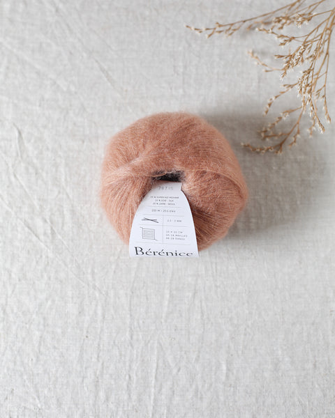 "Bérénice" - Mohair éthique, mérinos d'Arles bio & soie | 25 gr