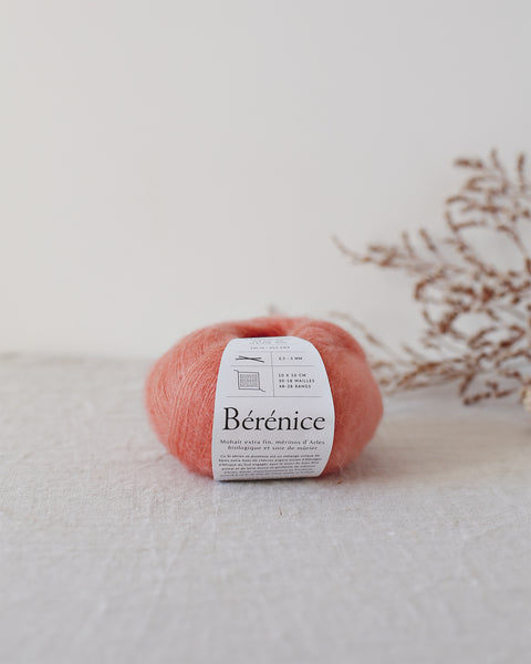 "Bérénice" - Mohair éthique, mérinos d'Arles bio & soie | 25 gr