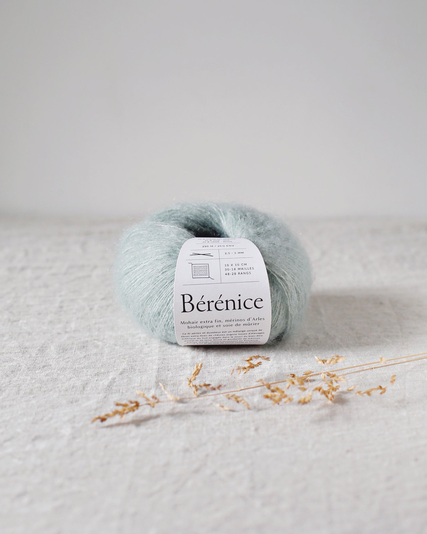 "Bérénice" - Mohair éthique, mérinos d'Arles bio & soie | 25 gr