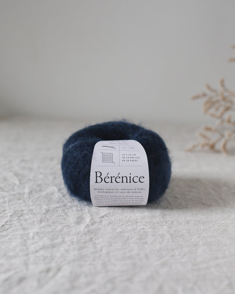 "Bérénice" - Mohair éthique, mérinos d'Arles bio & soie | 25 gr
