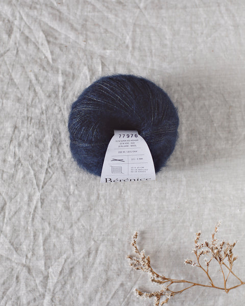 "Bérénice" - Mohair éthique, mérinos d'Arles bio & soie | 25 gr