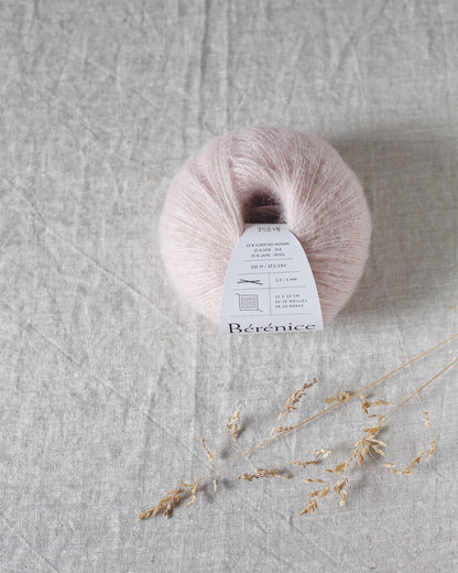 "Bérénice" - Mohair éthique, mérinos d'Arles bio & soie | 25 gr