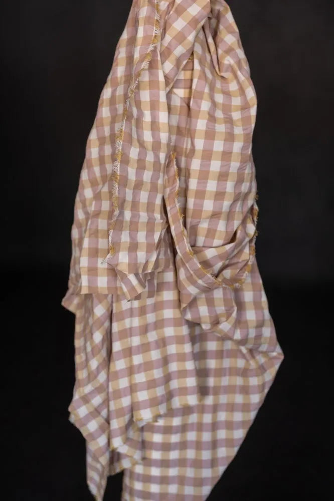 Seersucker gingham Battenberg