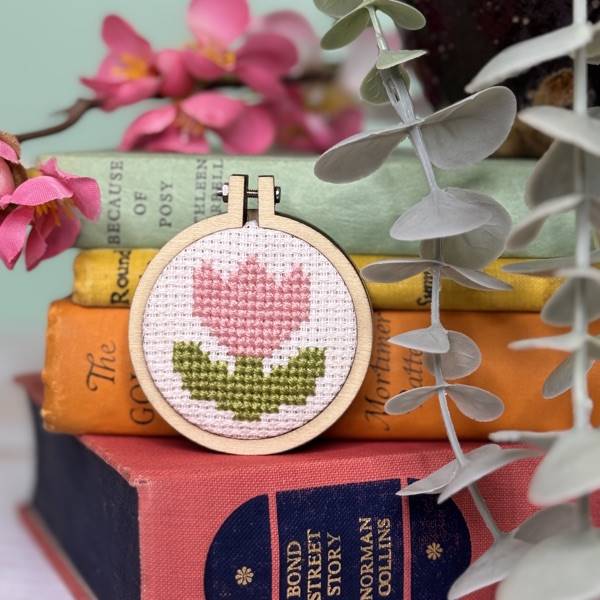 Format boîte d'allumettes du mini kit de point de croix
