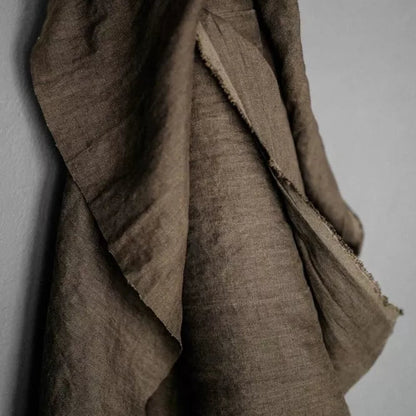 Tissu lin européen Merchant & Mills brun, Atelier-53