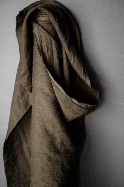 Lin européen Merchant & Mills, 'brown' | 10 cm