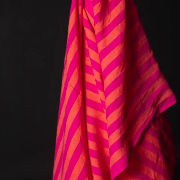 Lin européen Merchant & Mills, 'orange néon et fushia' | 10 cm