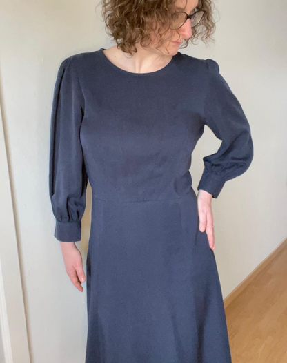 Tencel/Lyocell bleu marine | 10 cm